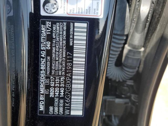2023 MERCEDES-BENZ S 580 4MAT W1K6G7GBXPA198117