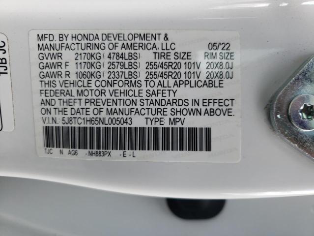 2022 ACURA RDX A-SPEC 5J8TC1H65NL005043