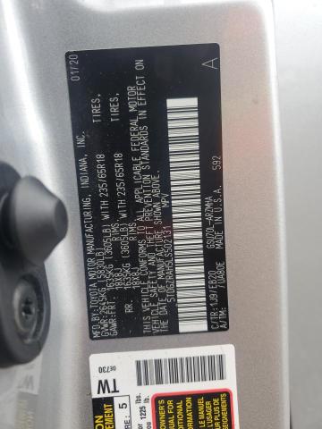 2020 TOYOTA HIGHLANDER 5TDGZRAH5LS502131