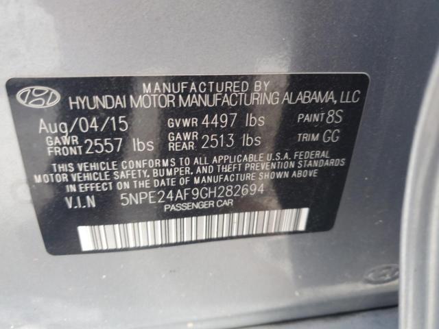 2016 HYUNDAI SONATA SE - 5NPE24AF9GH282694