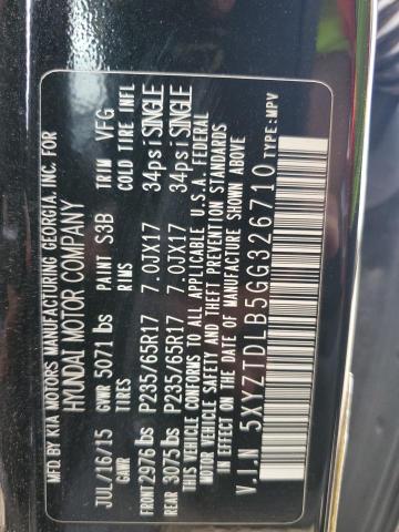 2016 HYUNDAI SANTA FE S - 5XYZTDLB5GG326710