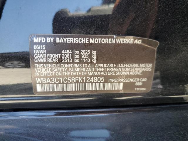 2015 BMW 328 I SULE WBA3C1C58FK124805