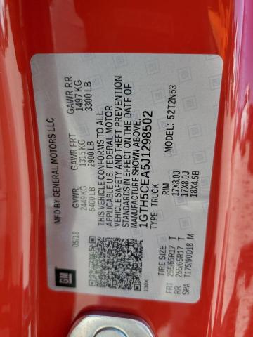 2018 GMC CANYON SLE 1GTH5CEA5J1298502