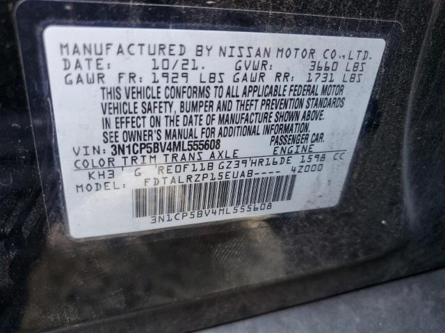 2021 NISSAN KICKS S 3N1CP5BV4ML555608