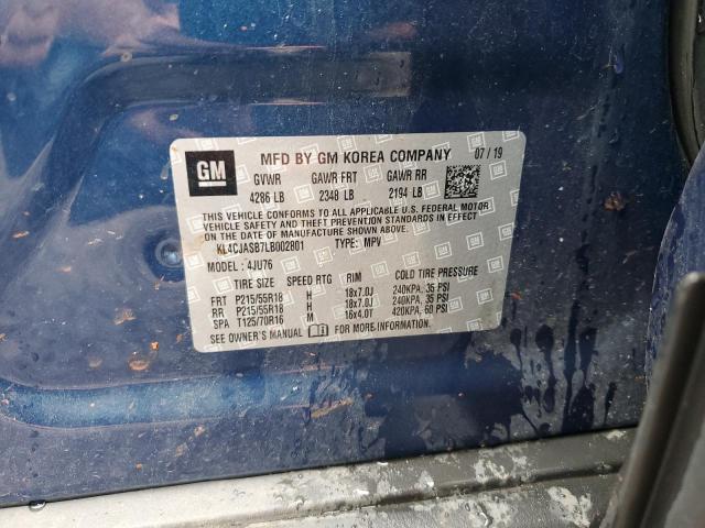 2020 BUICK ENCORE PRE KL4CJASB7LB002801