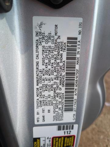 2010 TOYOTA TACOMA ACC - 5TEUU4EN4AZ675224