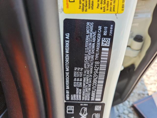2022 MINI COOPER S C WMWXJ1C08N2P94218