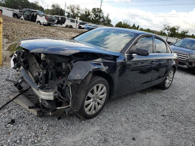 AUDI A4 PREMIUM 2012 black  gas WAUAFAFL6CN000700 photo #1