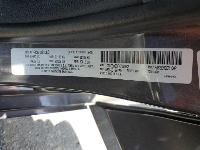 2015 CHRYSLER 200 LIMITE 1C3CCCAB9FN719222