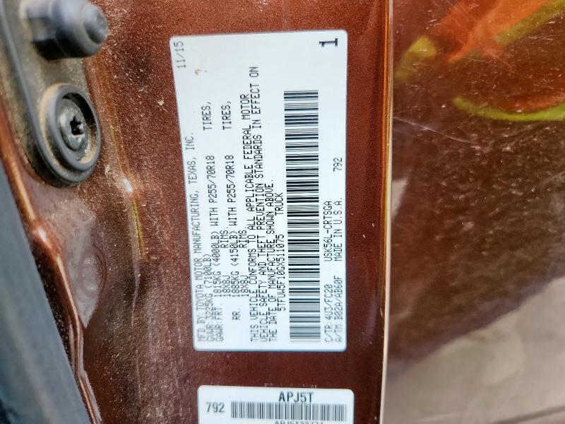 2016 TOYOTA TUNDRA DOU - 5TFUW5F10GX511075