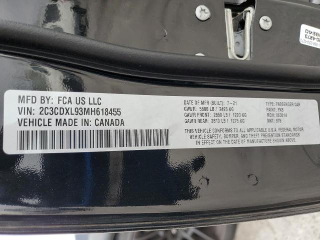 2021 DODGE CHARGER SR 2C3CDXL93MH618455
