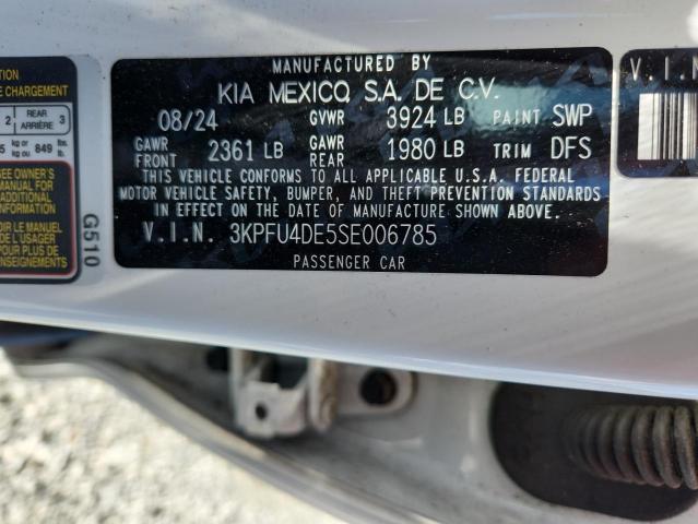 2025 KIA K4 EX 3KPFU4DE5SE006785