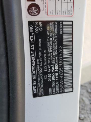 2015 MERCEDES-BENZ C 300 4MAT 55SWF4KB5FU015262