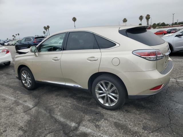LEXUS RX 450H 2013 gold  hybrid engine JTJZB1BA0D2412052 photo #3