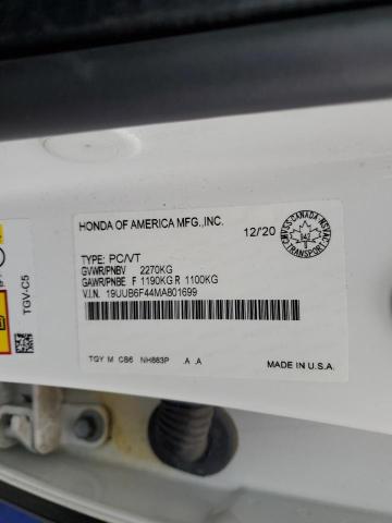 2021 ACURA TLX TECHNO 19UUB6F44MA801699