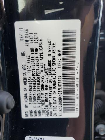 2015 HONDA CR-V TOURI 5J6RM4H95FL079107