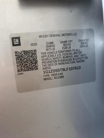 2020 CHEVROLET MALIBU LT 1G1ZD5ST9LF107610