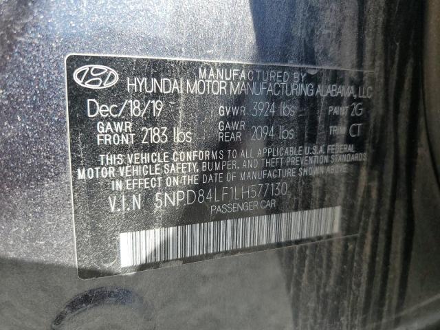 2020 HYUNDAI ELANTRA SE - 5NPD84LF1LH577130