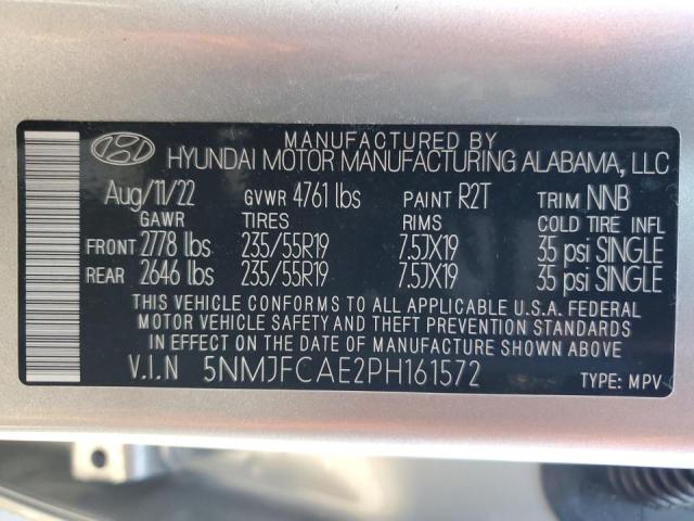 2023 HYUNDAI TUCSON SEL 5NMJFCAE2PH161572