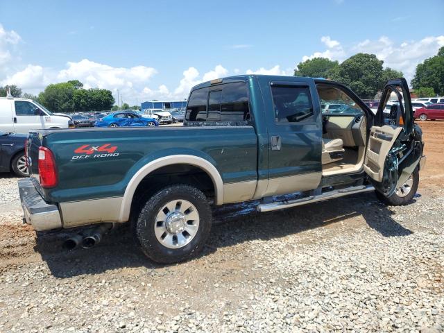 FORD F250 SUPER 2008 green  diesel 1FTSW21R38EE47453 photo #4