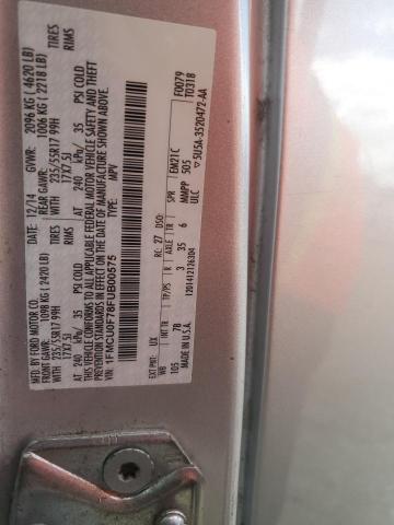 2015 FORD ESCAPE S - 1FMCU0F78FUB00575