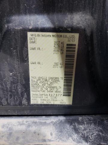 2016 NISSAN ALTIMA 2.5 - 1N4AL3AP3GN317377