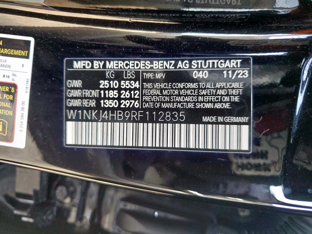 2024 MERCEDES-BENZ GLC COUPE W1NKJ4HB9RF112835