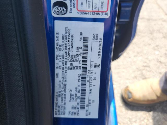 2019 FORD FIESTA SE 3FADP4BJ7KM115906