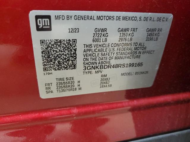 2024 CHEVROLET BLAZER 3LT 3GNKBDR48RS199165