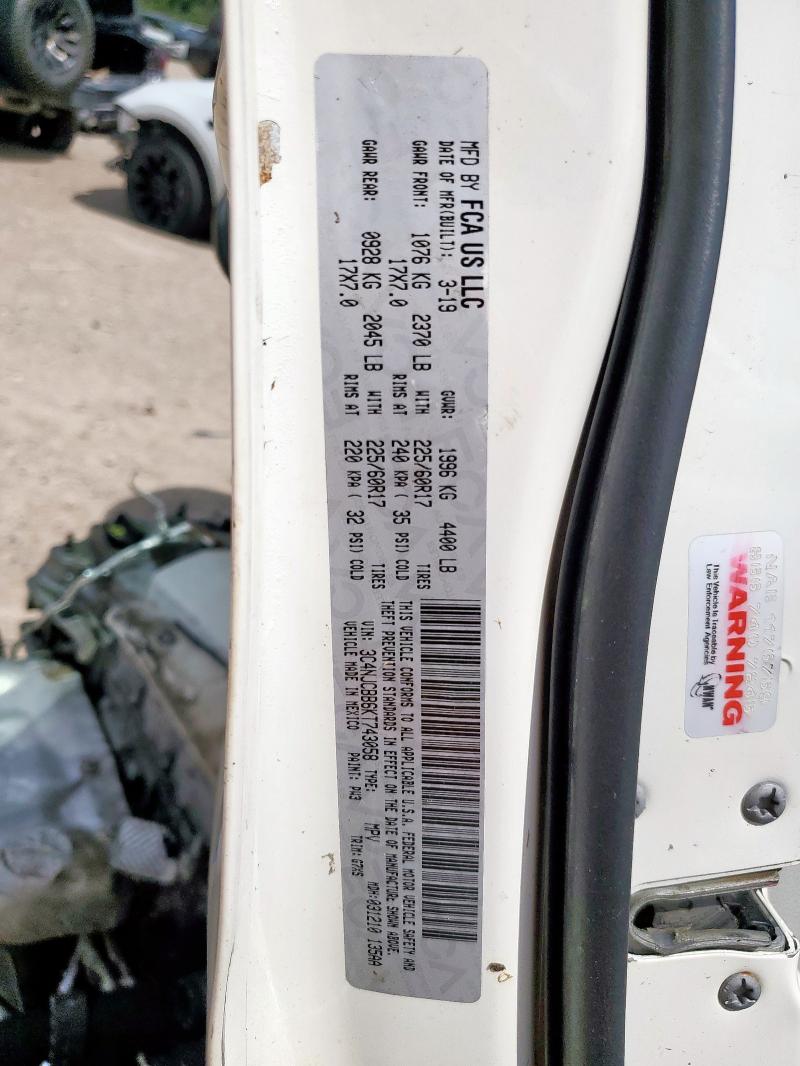 2019 JEEP COMPASS LA - 3C4NJCBB6KT743058