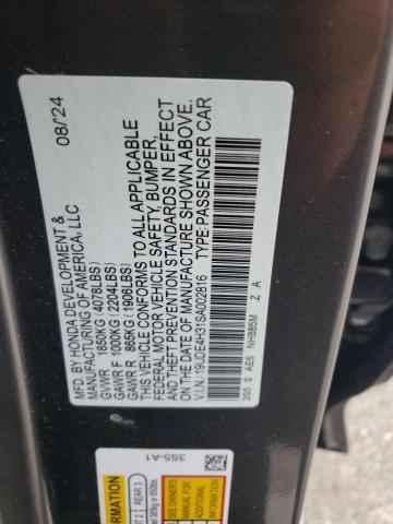 2025 ACURA INTEGRA A-SPEC 19UDE4H31SA002816