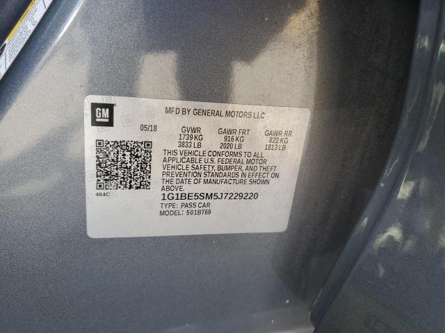 2018 CHEVROLET CRUZE LT 1G1BE5SM5J7229220