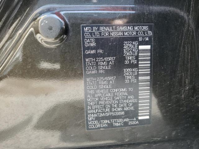 2015 NISSAN ROGUE S - KNMAT2MV5FP505898