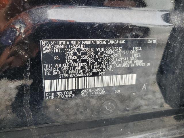 2010 TOYOTA RAV4 - 2T3BF4DV2AW056488