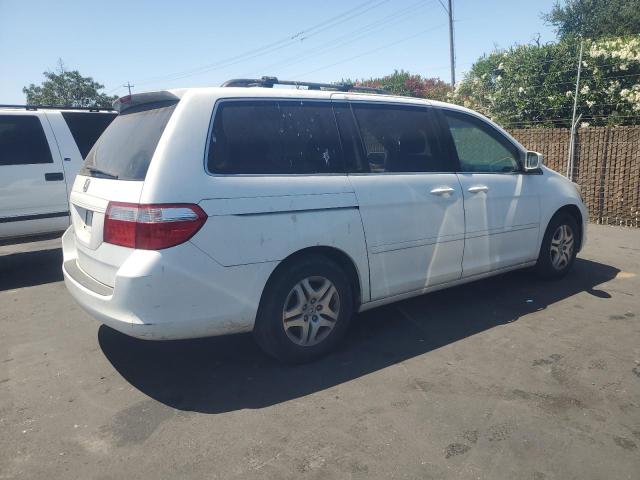 HONDA ODYSSEY EX 2007 white sports v gas 5FNRL38667B460834 photo #4