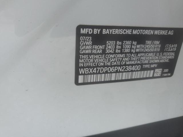 2023 BMW X3 SDRIVE3 WBX47DP06PN238400