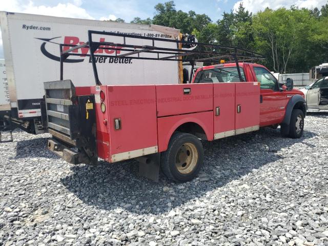 FORD F550 SUPER 2006 red chassis diesel 1FDAF56P46ED91536 photo #4