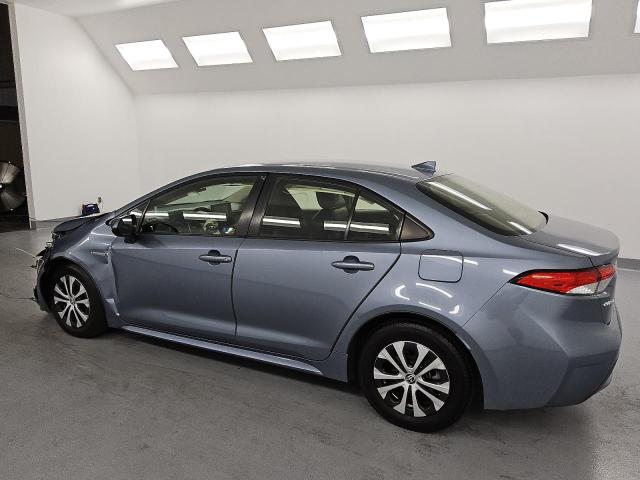 TOYOTA COROLLA LE 2021 blue  hybrid engine JTDEAMDE2MJ031332 photo #3