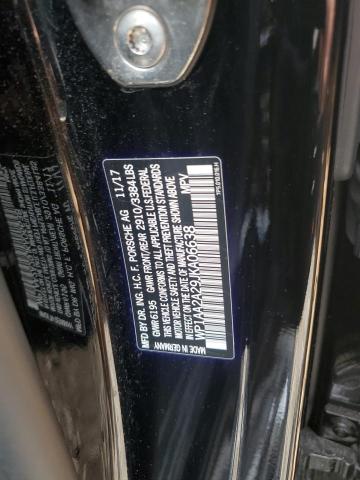2018 PORSCHE CAYENNE WP1AA2A29JKA06638