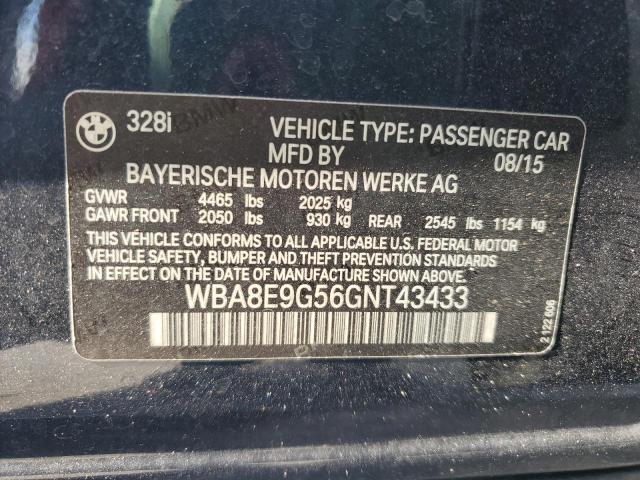 2016 BMW 328 I SULE WBA8E9G56GNT43433