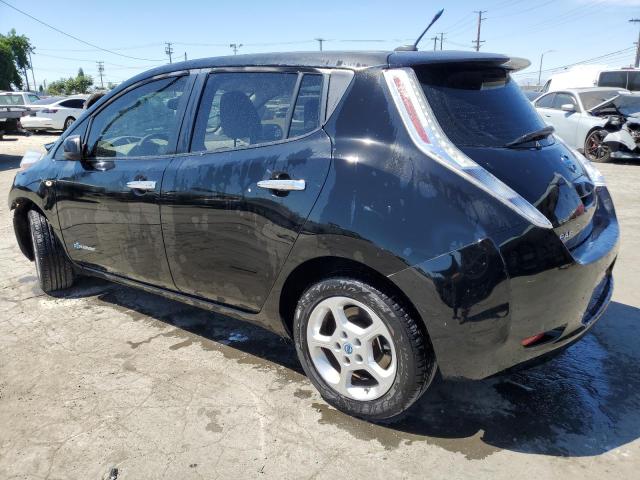 NISSAN LEAF SV 2011 black  electric JN1AZ0CPXBT007013 photo #3