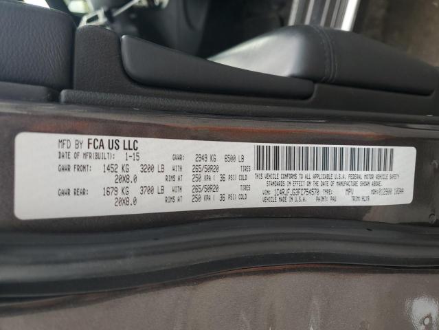 2015 JEEP GRAND CHER - 1C4RJFJG3FC754570