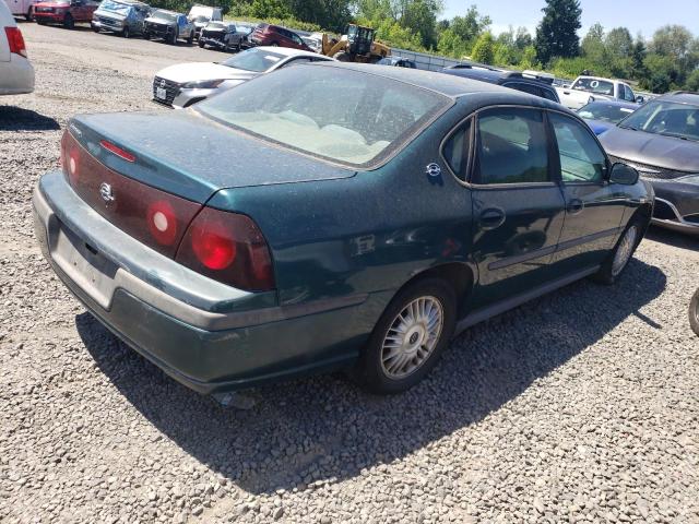 CHEVROLET IMPALA 2001 green  gas 2G1WF55E419320688 photo #4