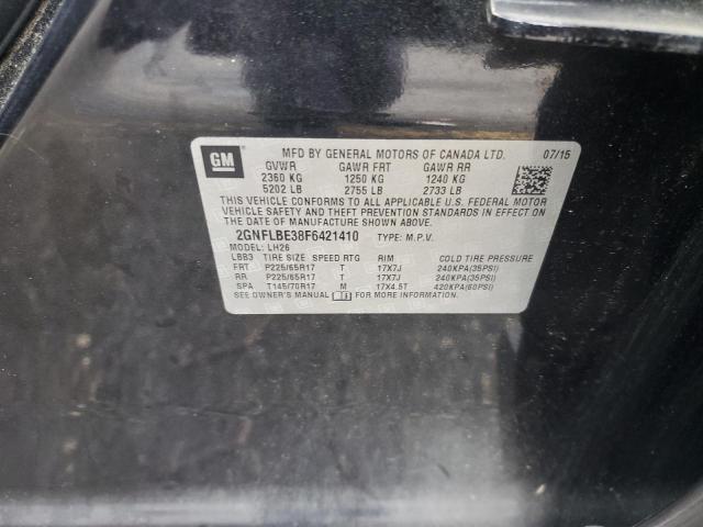 2015 CHEVROLET EQUINOX LT - 2GNFLBE38F6421410