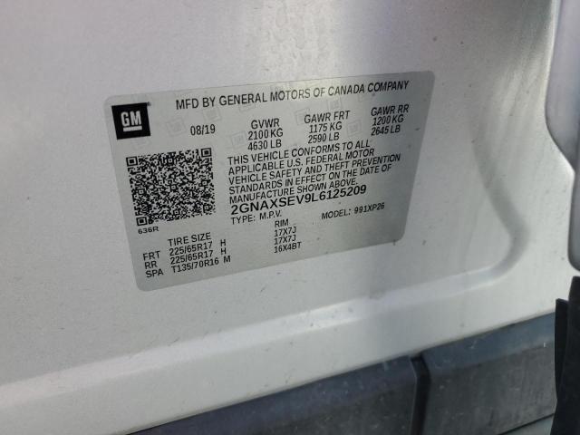 2020 CHEVROLET EQUINOX LS 2GNAXSEV9L6125209