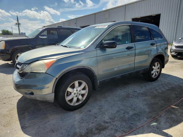 HONDA CR-V SE 2011 green  gas 5J6RE3H44BL003545 photo #1
