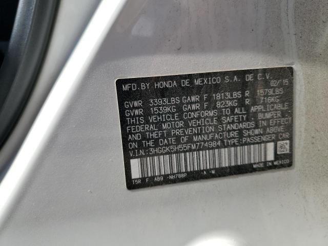 2015 HONDA FIT LX 3HGGK5H55FM774984