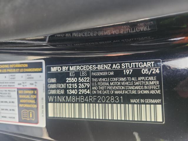 2024 MERCEDES-BENZ GLC 43 4MA W1NKM8HB4RF202831