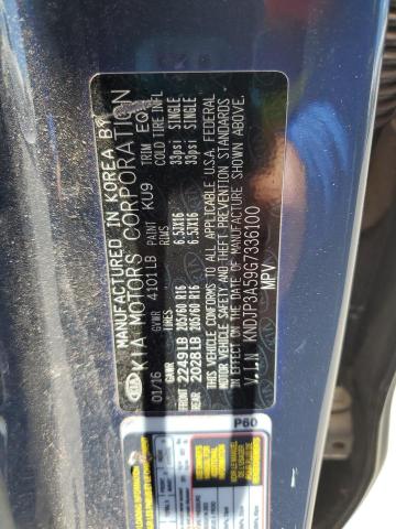 2016 KIA SOUL + KNDJP3A59G7336100