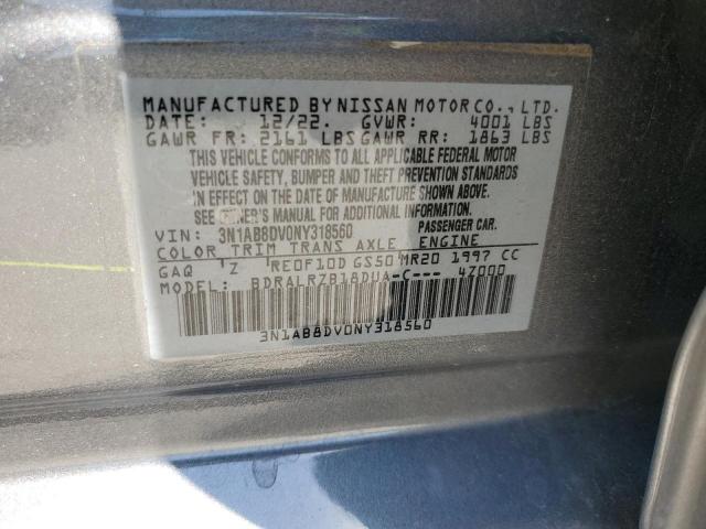 2022 NISSAN SENTRA SR - 3N1AB8DV0NY318560